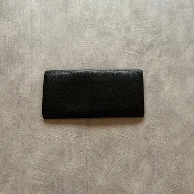 archive ysl grunge long wallet y2k black