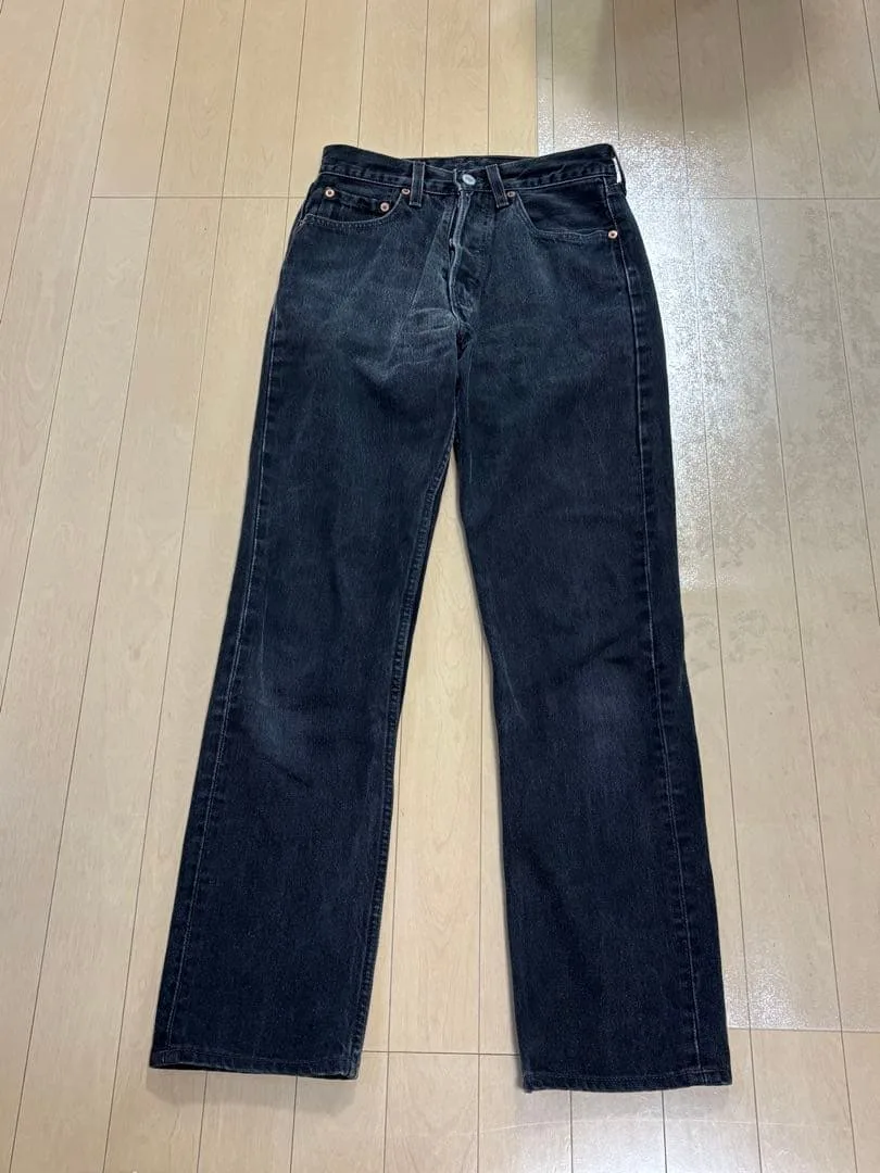 Levi's 501 ブラックデニム W27