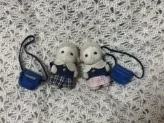 シルバニア 赤ちゃんペアセット ヒツジのあかちゃん 通園