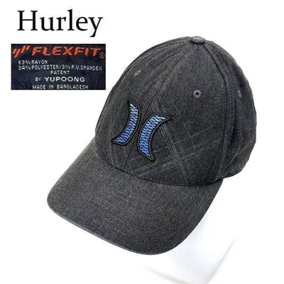 Hurley ハーレー FLEXFIT キャップ L-XL フェード Y2K
