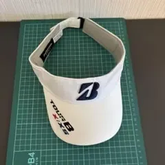 BRIDGESTONE GOLF TOUR B XS バイザー ホワイト
