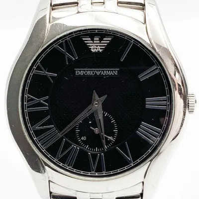 稼働品 新品電池 EMPORIO ARMANI メンズ AR-1706