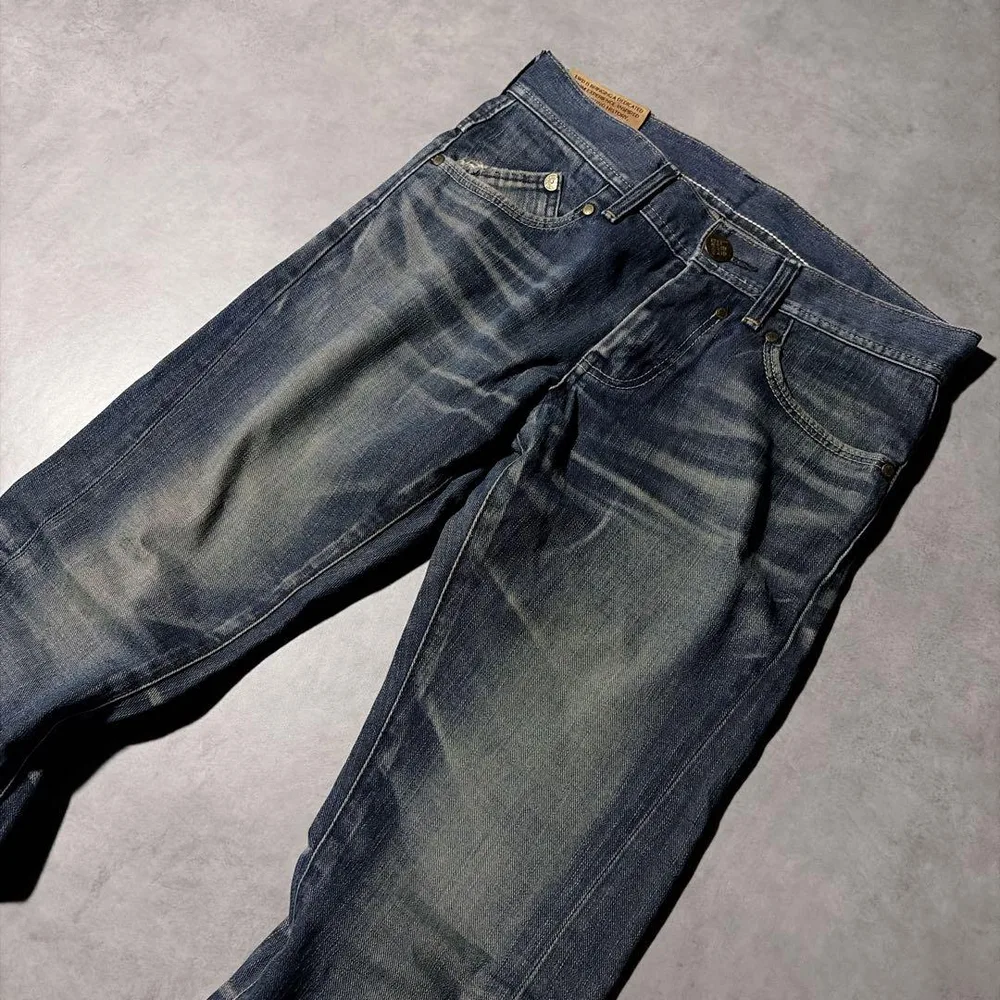 Lee denim archive gimmick 髭 fade swag