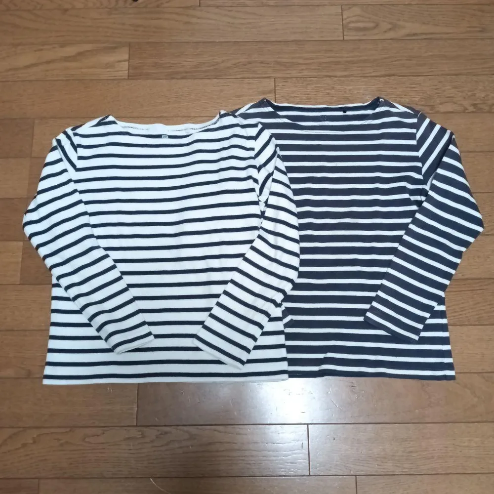 ユニクロ サイズ130 長袖Tシャツ 2枚 中古品