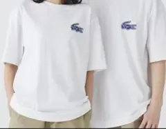 LACOSTE ビッグワニロゴ Tシャツ ホワイト