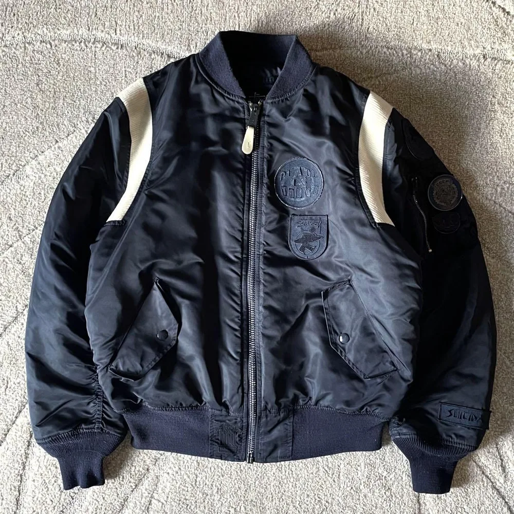 STUSSY × ALPHA × Fragment MA-1 フライトジャケット