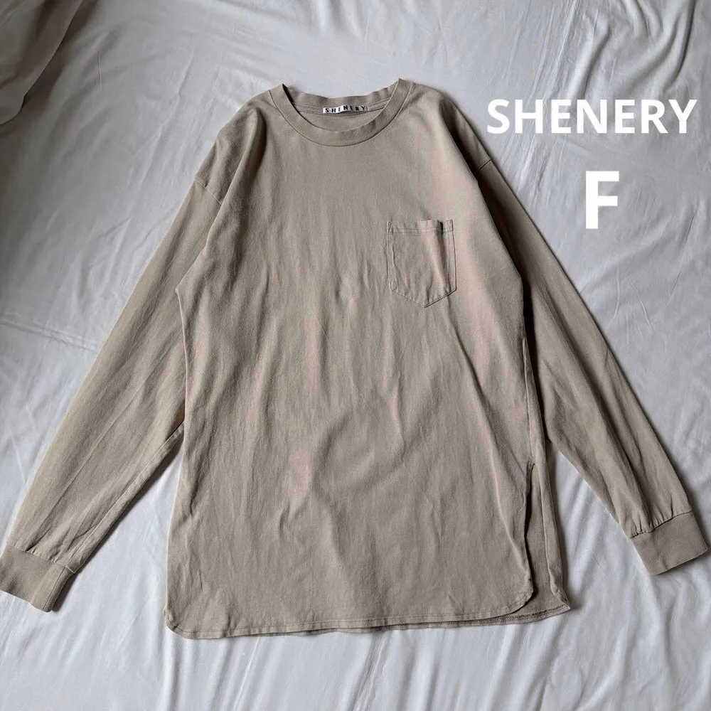 SHENERY シーナリー ロングスリーブカットソー F ベージュ