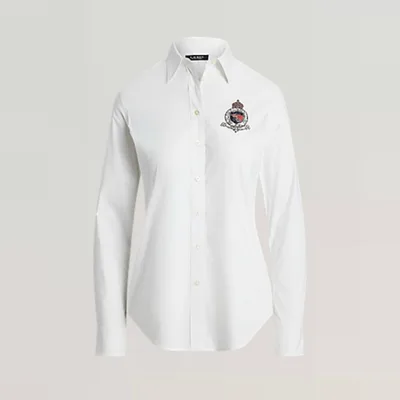 【極美品】Classic Fit Beaded-Crest Shirt