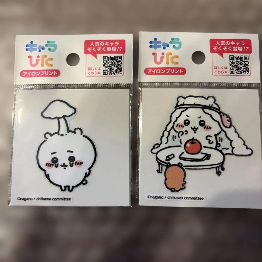 キャラぴた アイロンプリント ちいかわ2種類