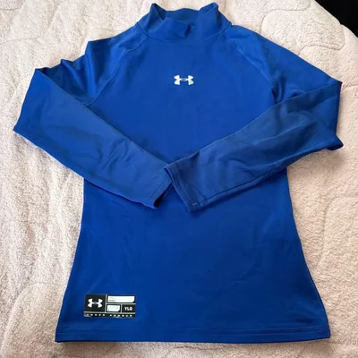 UNDER ARMOUR ブルー アンダーシャツ YLG