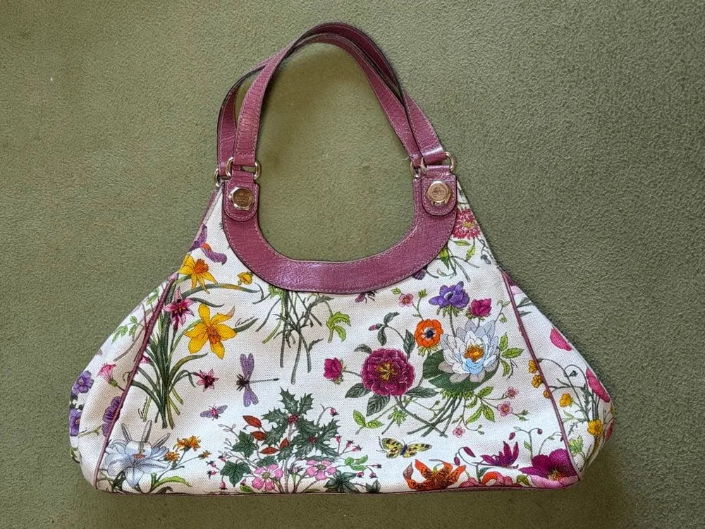 GUCCI フローラ トートバッグ 花柄