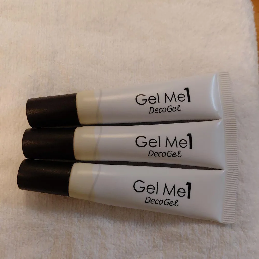 Gel Me 1 デコジェル 3本セット ホワイト ゴールド ユニコーン