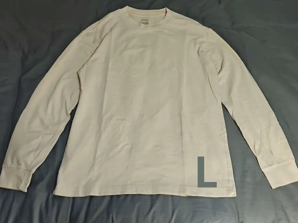 UNIQLO U HEATTECH 長袖Tシャツ ホワイト Lサイズ
