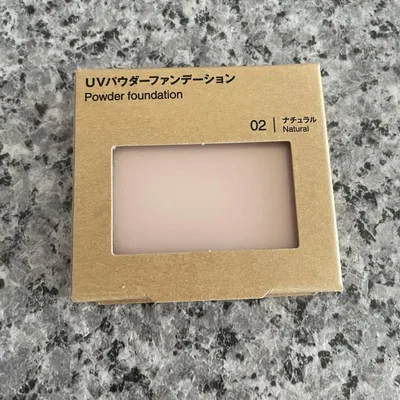 無印良品 UV パウダーファンデーション 02 ナチュラル muji
