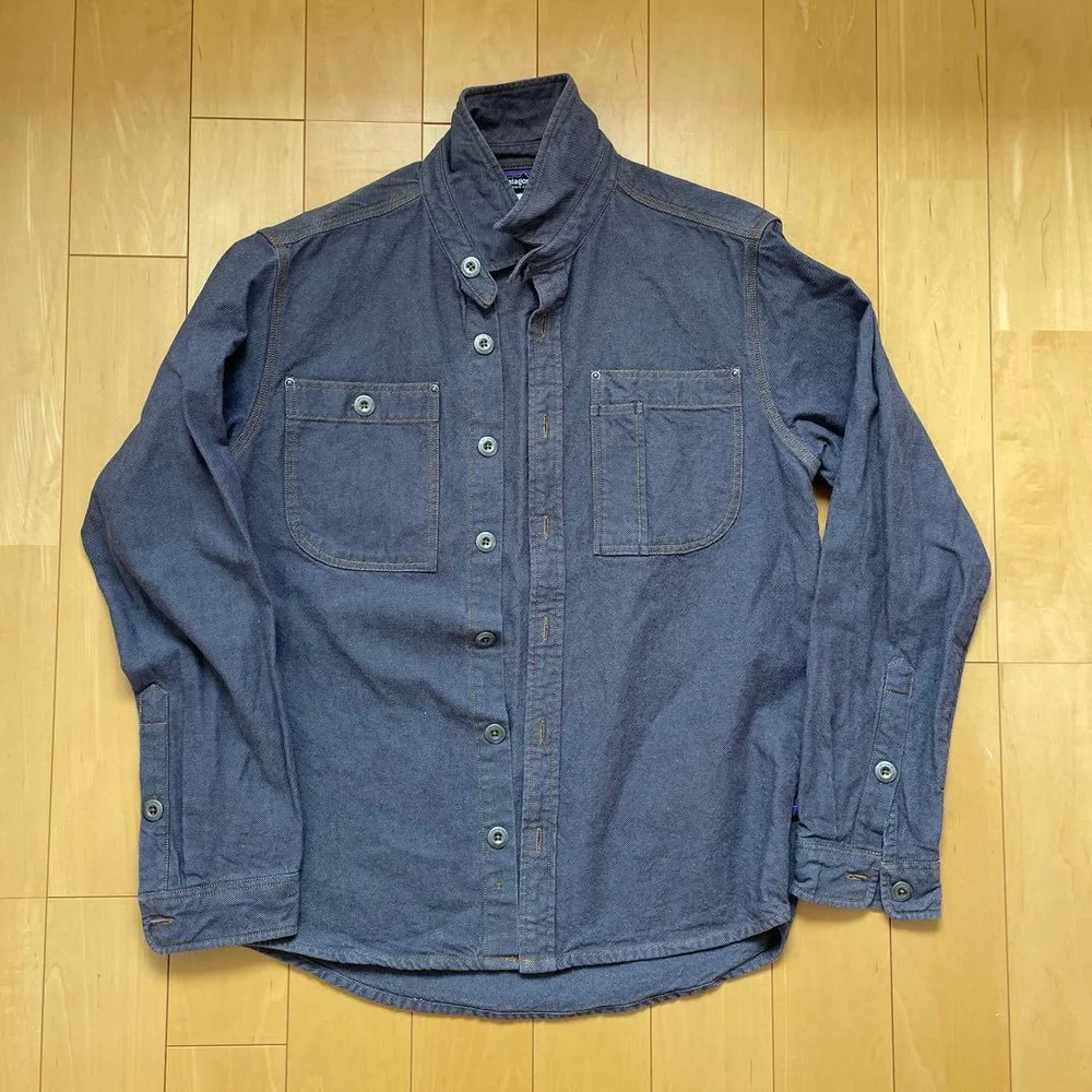 patagonia オーガニックコットン 長袖シャツ Sサイズ