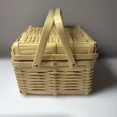 竹の弁当 持ち手付き 一段