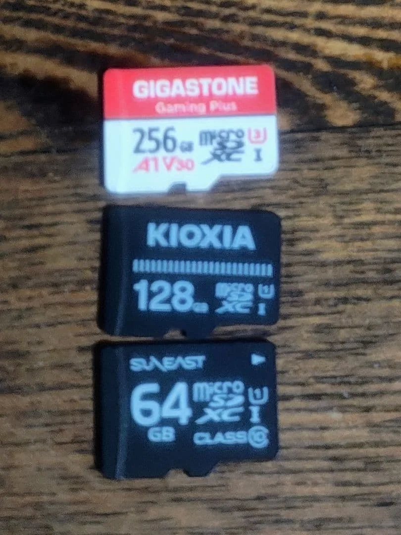 中古 microSDカード 256GB 128GB 64GBの3枚セット⑧