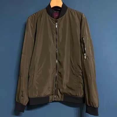 ZARA MAN MA-1 フライトジャケット カーキ M