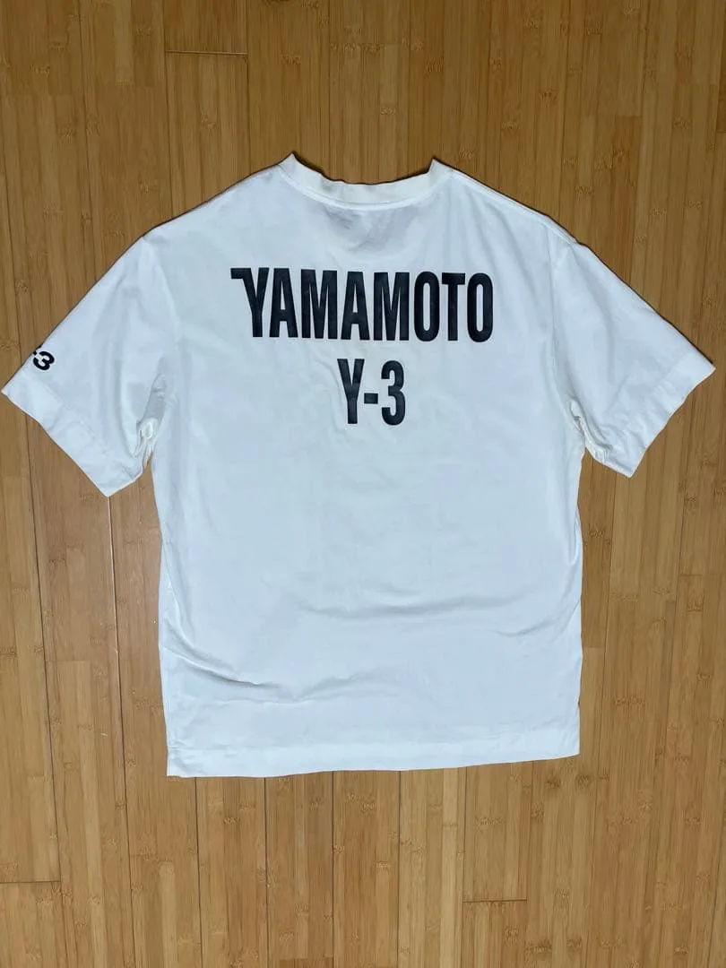 Y-3 YAMAMOTO Tシャツ アイボリー メンズ L