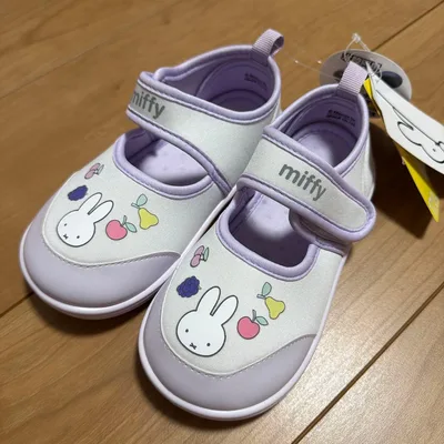 ☺︎16cm★水陸両用 ミッフィー ラベンダーデザイン キッズサンダル