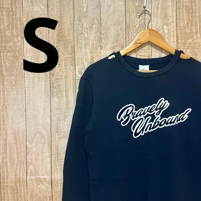 ザラ スウェット トレーナー 裏起毛 紺 レディース 古着 ZARA