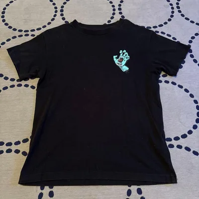 サンタクルーズ Tシャツ 黒 青 Sサイズ