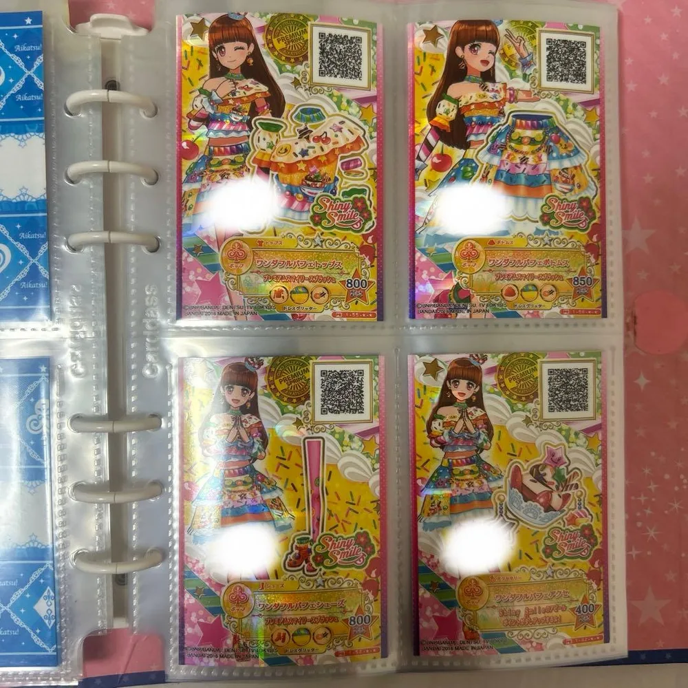 アイカツスターズ ワンダフルパフェコーデ 4枚セット プレミアムレア