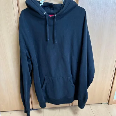 Supreme スタッズロゴ プルオーバー パーカー ブラック