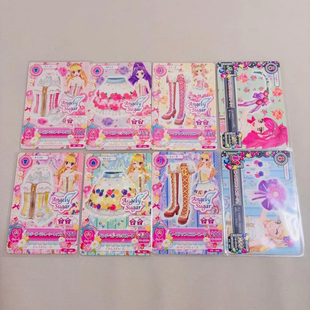 アイカツ!ローズガーデンコーデ パンジーガーデンコーデ8枚セット