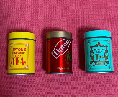 ミニチュア Lipton 缶 3個セット