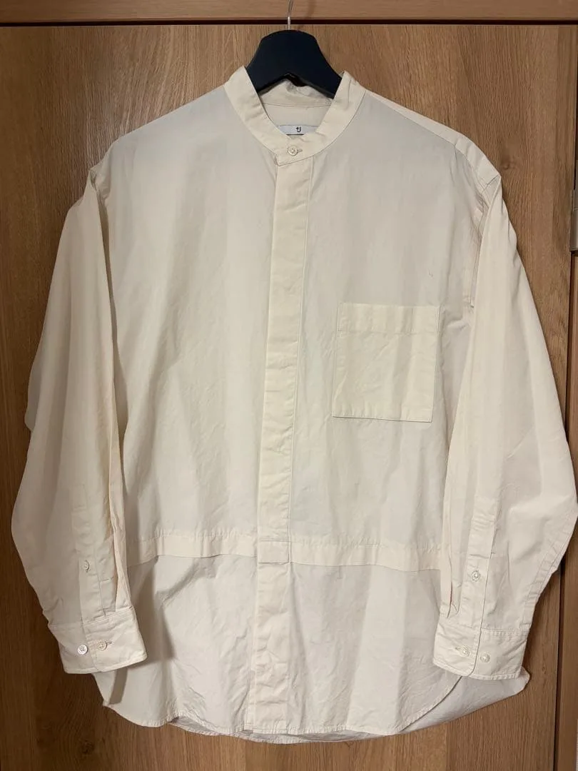 UNIQLO +J スーピマコットンオーバーサイズスタンドカラーシャツ Mサイズ