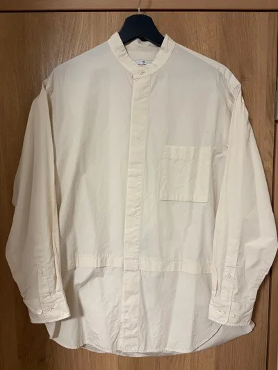 UNIQLO +J スーピマコットンオーバーサイズスタンドカラーシャツ Mサイズ