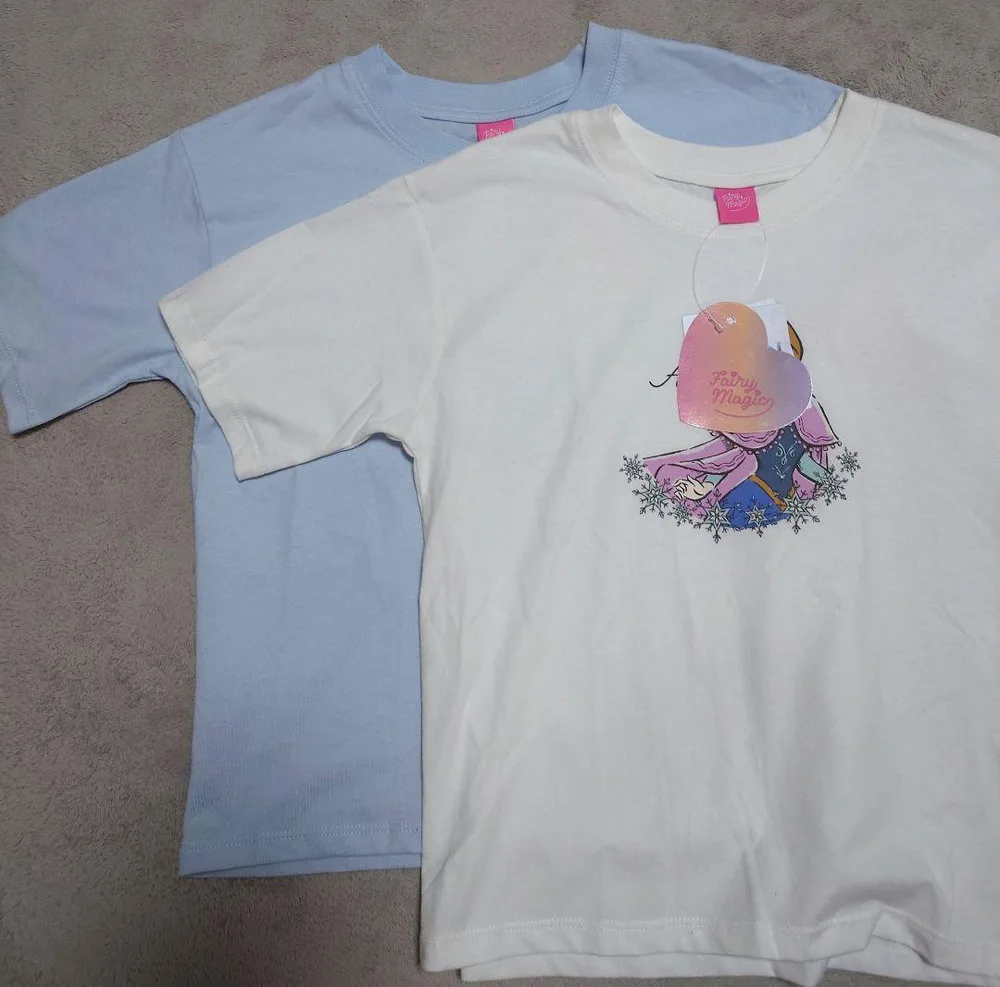 アナと雪の女王 Tシャツ 2枚セット 120cm アナ雪 ディズニー