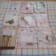 ハンドメイド アクセサリーパーツ まとめ売り レジン用 ビーズ等 手作り手芸