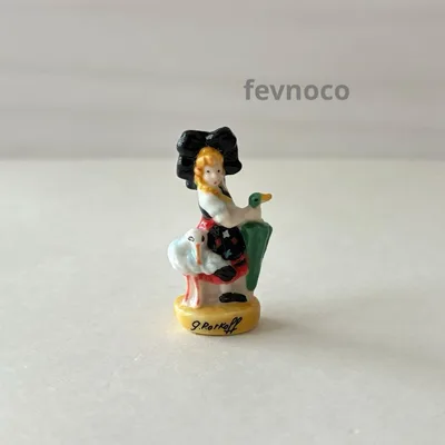 ★希少★ラトコフの描くアルザスの人たちのフェーヴ⑥ フランス雑貨 ミニチュア