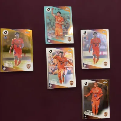 清水エスパルス Topps Chrome トレーディングカード 5枚セット