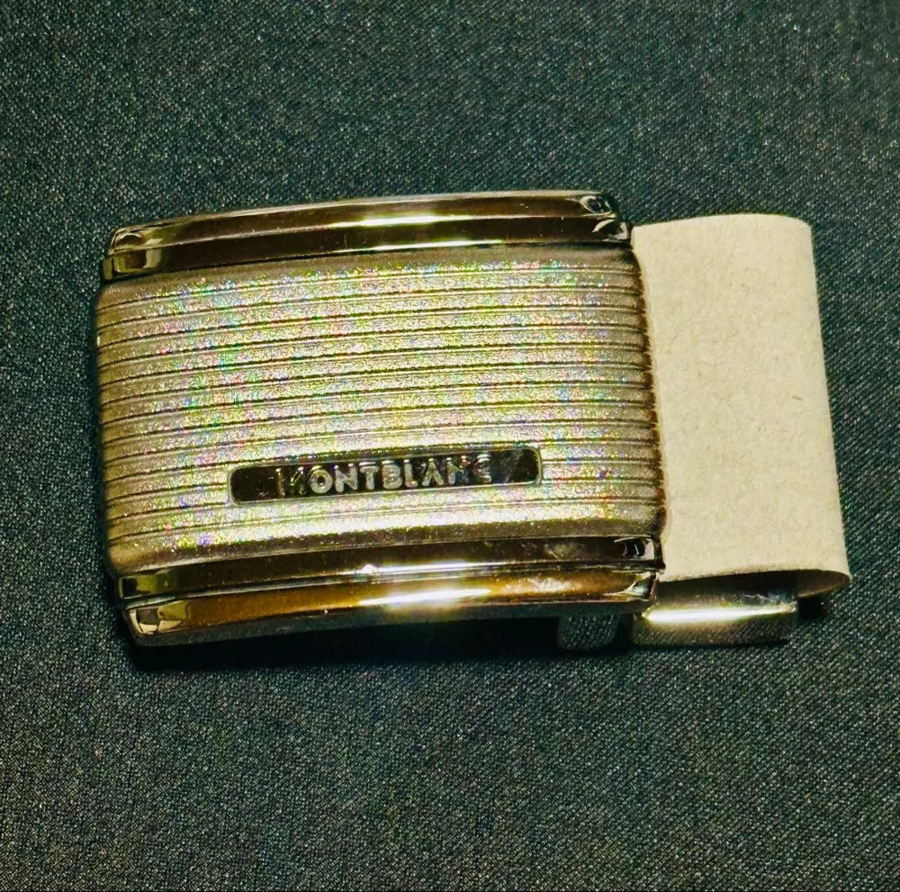 MONTBLANC ベルト用バックル シルバーカラー