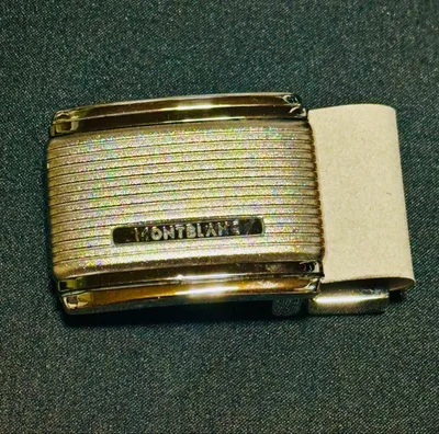 MONTBLANC ベルト用バックル シルバーカラー