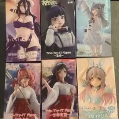未開封 いろいろアニメ 美少女フィギュア 6体セット まとめ売り