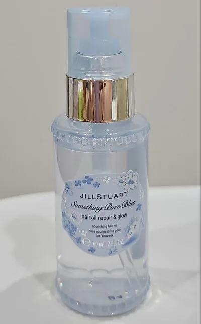 JILL STUART サムシングピュアブルーヘアオイル 開封済み