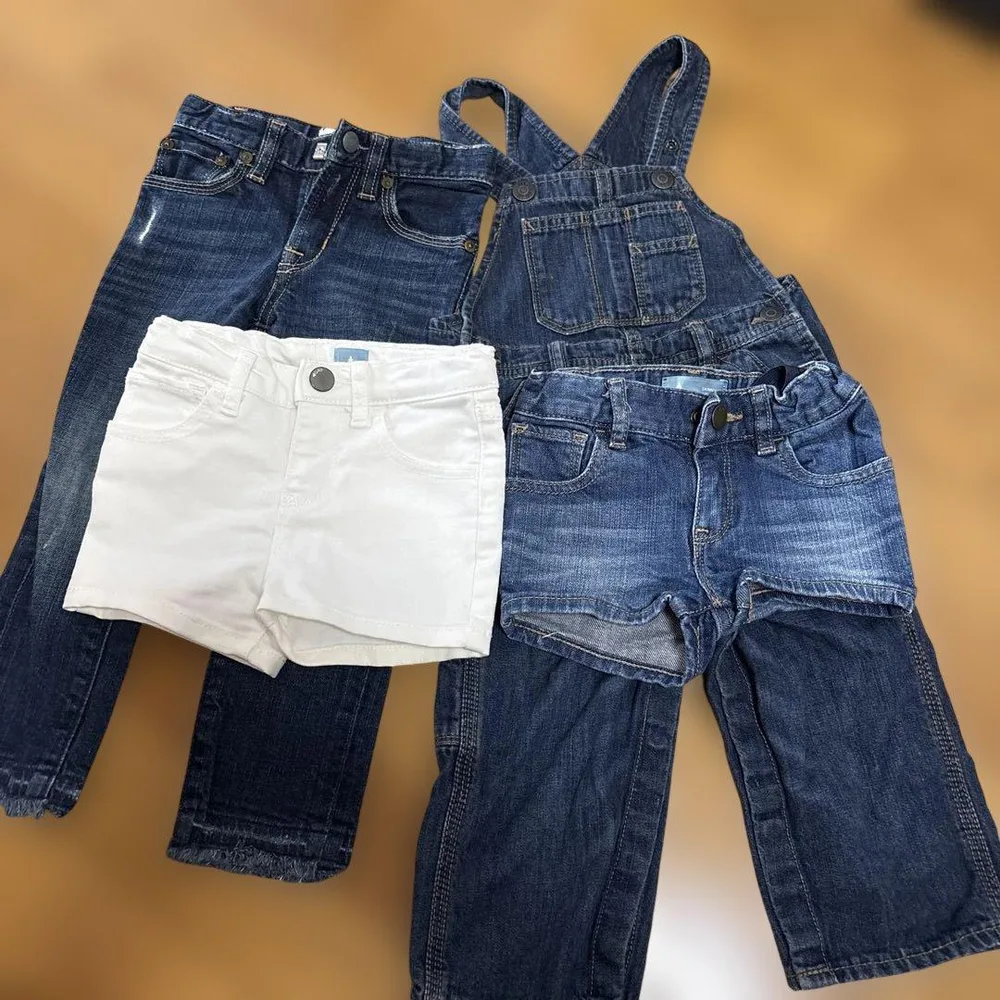 GAP デニムオーバーオール ショートパンツ 4点セット