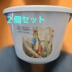 【新品】ピーターラビット ポリバケツ 2個セット 外径30.5㎝ セキスイ