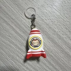おさるのジョージ のりもの めじるしガチャマスコット ロケット
