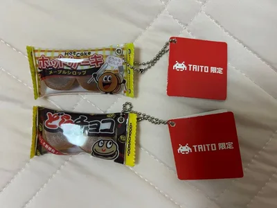 タイトー限定 どらチョコ・ホットケーキ ミニチュアキーホルダー