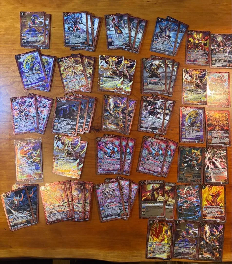 【バトスピ】赤属性mレア大量まとめ売り(サンダーライピア