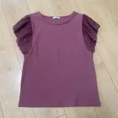ピンク 紫 トップス M