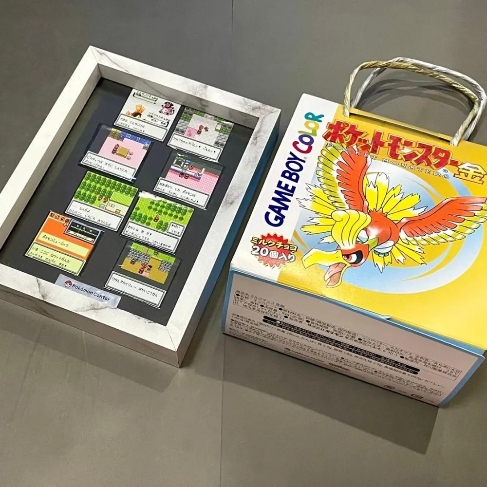 【ハンドメイド・現品限り】 ポケモン 金銀 ポケモンセンター 金 銀 空箱