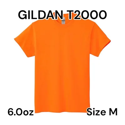 【限定アウトレット】Gildan ギルダン 6.0oz 半袖 Tシャツ オレンジ