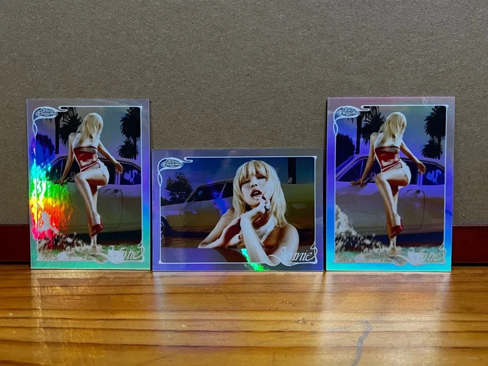 2026 TOPPS CHROME JENNIE リフラクター 3枚セット