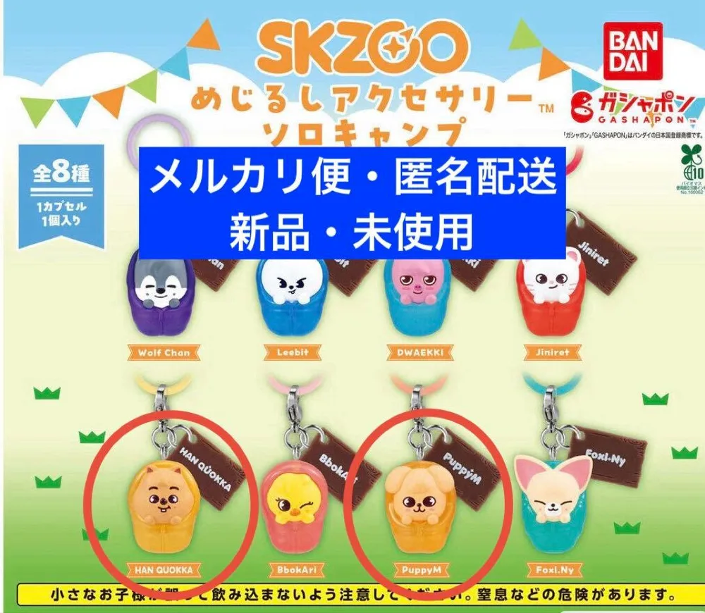 SKZOO めじるしアクセサリー ソロキャンプ 2点セット